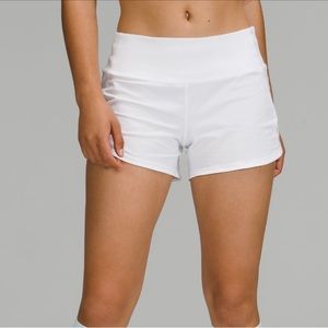 Lululemon speedup linedshorts identical in both black&white $58 or $100 for both